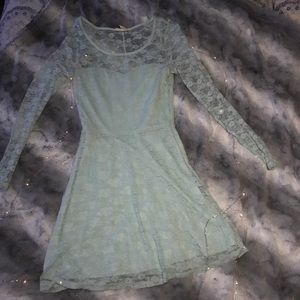 Mint Blue Lace dress